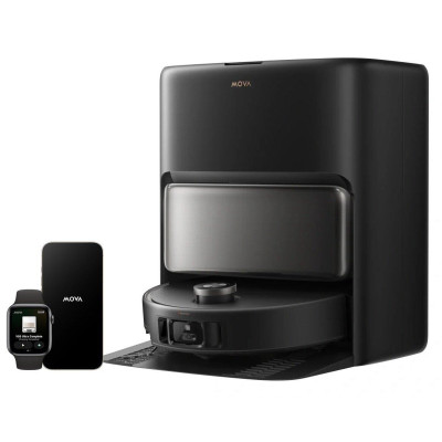 Робот-пилосос з вологим прибиранням MOVA V50 Ultra Black
