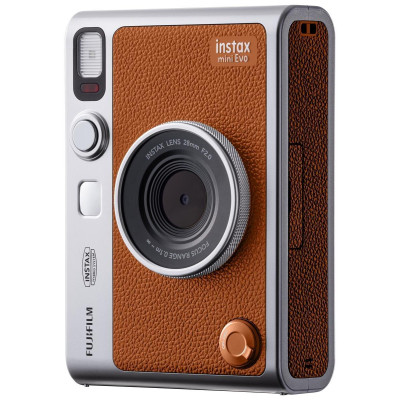 Фотокамера миттєвого друку Fujifilm Instax mini EVO Brown (16812534)