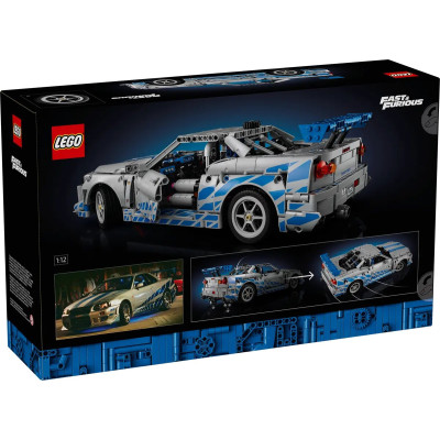 Авто-конструктор LEGO Technic Подвійний форсаж Nissan Skyline GT-R (R34) (42210) Авто-конструктор LEGO Technic Подвійний форсаж Nissan Skyline GT-R (R34) (42210)