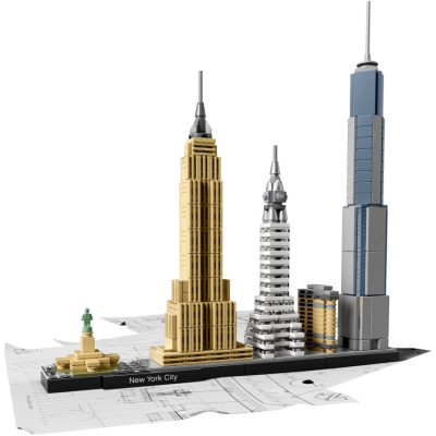 3d конструктор LEGO Architecture Нью-Йорк (21028)