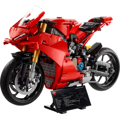 Блоковий конструктор LEGO Technic Мотоцикл Ducati Panigale V4 S 1603 деталі (42202)