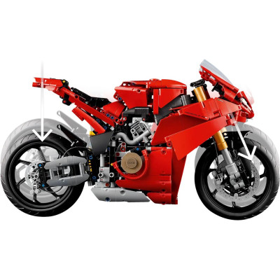 Блоковий конструктор LEGO Technic Мотоцикл Ducati Panigale V4 S 1603 деталі (42202) Блоковий конструктор LEGO Technic Мотоцикл Ducati Panigale V4 S 1603 деталі (42202)