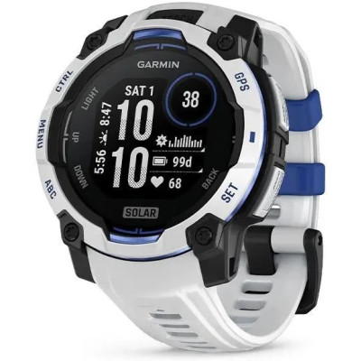 Смарт-годинник Garmin Instinct 3 45mm Solar Whitestone with Whitestone Band (010-02934-03/43)