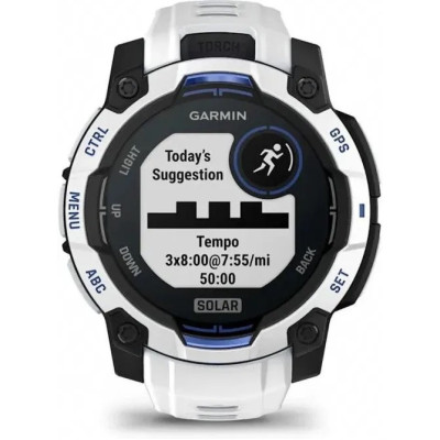 Смарт-годинник Garmin Instinct 3 45mm Solar Whitestone with Whitestone Band (010-02934-03/43)