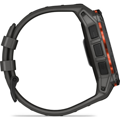 Смарт-годинник Garmin Instinct 3 50mm Solar Black with Charcoal Band (010-02935-00/40)