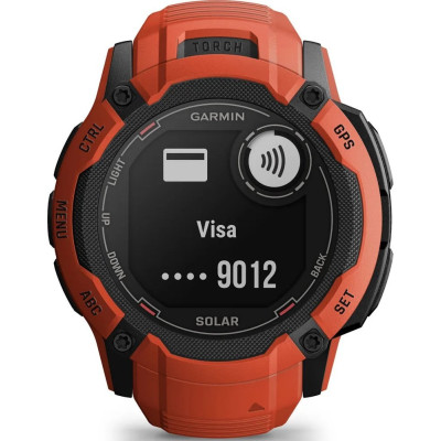 Смарт-годинник Garmin Instinct 2X Solar Flame Red (010-02805-11/01)