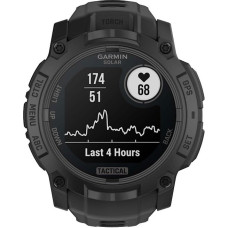 Смарт-годинник Garmin Instinct 3 50mm Solar Tactical Edition Black with Black Band (010-02935-50/90)