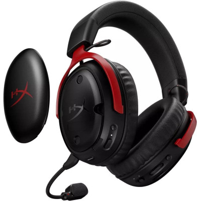 Навушники з мікрофоном HyperX Cloud III S Wireless Black/Red (A59Z0AA)