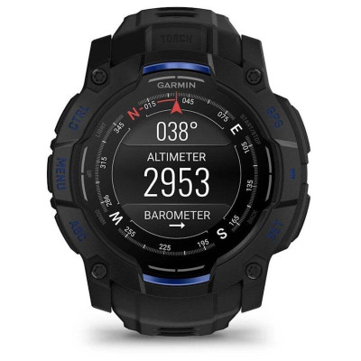 Смарт-годинник Garmin Instinct 3 50mm AMOLED Black with Black Band (010-03020-03)