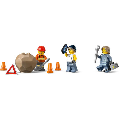 Блоковий конструктор LEGO City Вантажівка  з краном та самоскидом