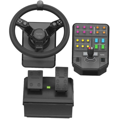 Комплект (кермо, педалі), панель приладів Logitech G Heavy Equipment Bundle Farm Sim Controller (945-000062) Комплект (кермо, педалі), панель приладів Logitech G Heavy Equipment Bundle Farm Sim Controller (945-000062)