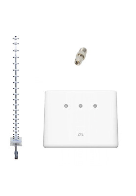 Комплект 4G LTE Wi-Fi роутер ZTE MF293N + Стріла MARKETNET T1727 900/1700-2700 МГц 21 дБ