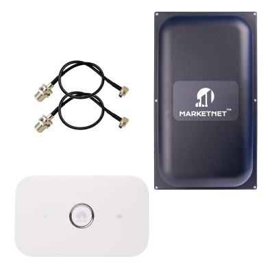 Комплект 4G LTE Wi-Fi роутер Huawei e5573s-320 + Панельна антена MARKETNET Maxi MIMO 22 dBi