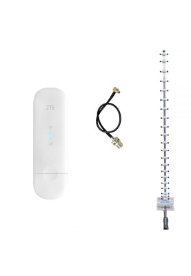 Комплект 4G LTE Бінго (ZTE MF79U + 3G/4G/4.5G LTE Антена Стріла MARKETNET 1700-2700 МГц 21 дБ)