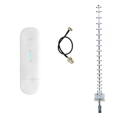 Комплект 4G LTE Бінго (ZTE MF79U + 3G/4G/4.5G LTE Антена Стріла MARKETNET 1700-2700 МГц 21 дБ)