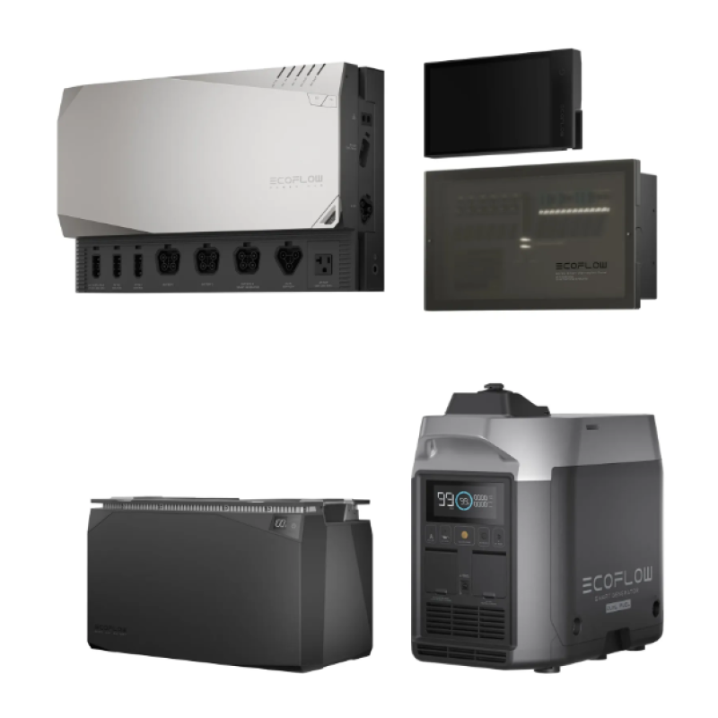Комплект енергонезалежності Ecoflow Power Independence Kit 5 kWh (з генератором)(5000 Вт/г)