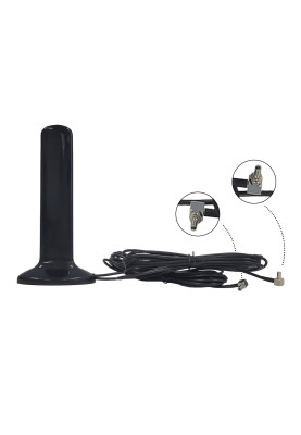 4G антена автомобільна MIMO CRC-9 потужністю 2 х 16 dBi дії 800/900/1800/2100/2600 МГц