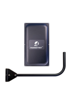 Комплект 4G антена панельна MARKETNET Maxi MIMO потужністю 2 х 22 dBi дії 800/900/1800/2100/2600 МГц + Кронштейн Г-подібний