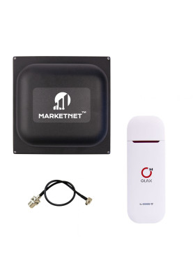Комплект 4G LTE Wi-Fi роутер Olax U90 + Панельна 3G/4G/5G антена MARKETNET Square 19 dBi 824-960/1700-2700 МГц