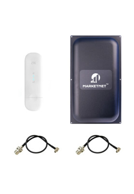 Комплект 4G роутер ZTE MF79U + Панельна 3G/4G антена MARKETNET Maxi MIMO 22 dBi 824-960 МГц/1700-2700 МГц