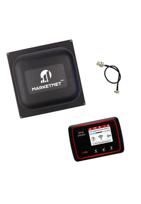 Комплект 4G Wi-Fi роутер Novatel 6620L + Панельна антена MARKETNET Square 19 dBi 824-960/1700-2700 МГц