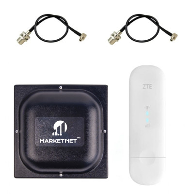 Комплект 4G LTE Wi-Fi роутер ZTE MF79U + антенна MIMO MARKETNET T800