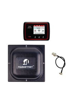 Комплект 4G LTE Wi-Fi роутер Novatel Wireless MiFi 6620L + Панельна 4G LTE антена MIMO MARKETNET T800