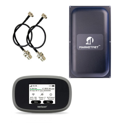 Комплект Novatel MiFi 8000L + Антена панельна MARKETNET Maxi MIMO 22 dBi 824-960 МГц/1700-2700 МГц