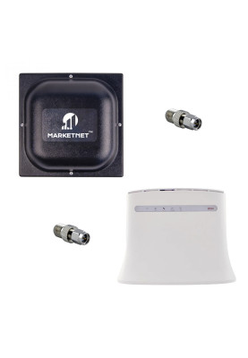 Комплект 4G LTE Wi-Fi роутер ZTE MF283U + Панельна 4G LTE антена MIMO MARKETNET T800