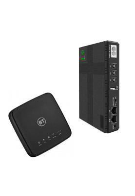 Комплект ДБЖ VIA Energy Mini UPS + 4G LTE Wi-Fi роутер Alcatel HH70BT Cat.7