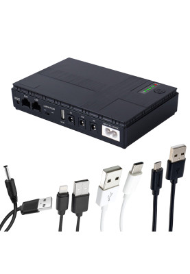 Комплект ДБЖ VIA Energy Mini UPS набір кабелів
