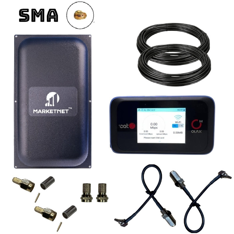Комплект 4G роутер Olax MiFi MT60 + 4G антена Maxi MIMO SMA