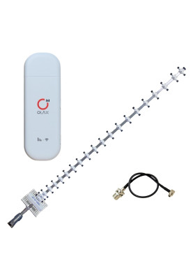 Комплект 4G LTE Wi-Fi роутер Olax F90 + 3G/4G LTE антена Стріла MARKETNET 900/1700-2700 МГц 21 дБ