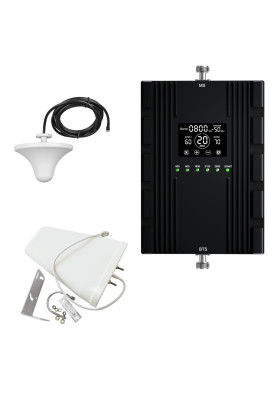 Комплект Репітер 5 діапазон 800/900/1800/2100/2600 МГц Lintratek AA20 з антеною 10 дБ