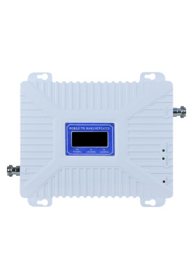 Репітер 3 діапазон 900 МГц (GSM, 3G, 4G) / 1800 МГц (GSM, 4G) / 2100 МГц (3G) підсилювач мобільного голосового зв'язку та інтернету Aspor