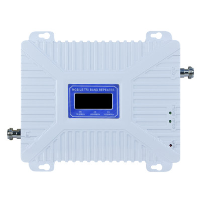 Репітер 3 діапазон 900 МГц (GSM, 3G, 4G) / 1800 МГц (GSM, 4G) / 2100 МГц (3G) підсилювач мобільного голосового зв'язку та інтернету Aspor