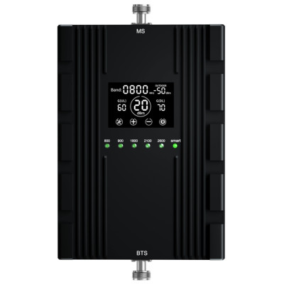 Репітер підсилювач мобільного зв'язку 3G/4G та інтернету Lintratek AA20 800/900/1800/2100/2600 МГц