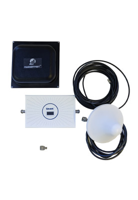 Комплект Репітер Lintratek KW23C-GDW 900/1800/2100 МГц з панельною антеною Marketnet Square 19 dBi