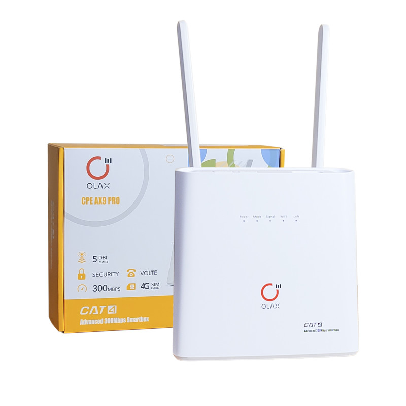 4G LTE Wi-Fi роутер Olax AX9 Pro (Київстар, Vodafone, Lifecell)