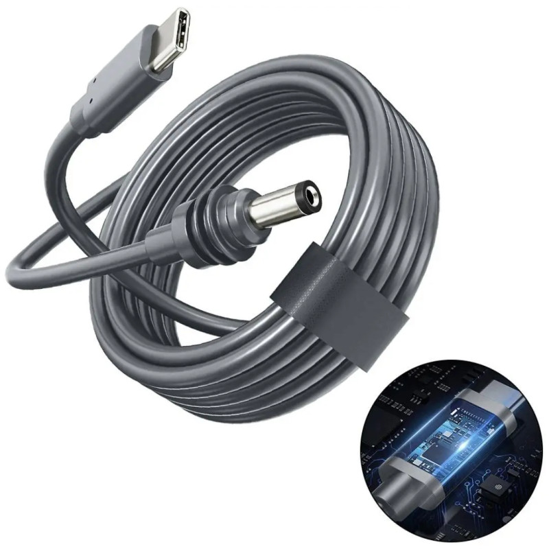 Кабель живлення для Starlink Mini Type-C to DC 5м