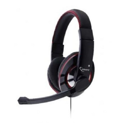 Навушники Gembird MHS-U-001, Black, USB 2.0, накладні, регулятор гучності, кабель 2 м