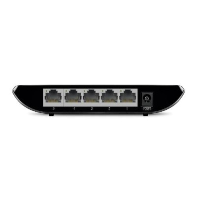 Комутатор TP-LINK TL-SG1005D, 5x100/1000 Mb/s, пластиковий корпус, некерований