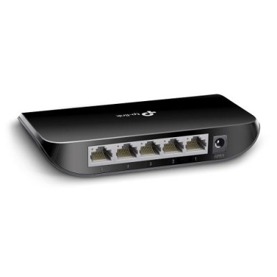 Комутатор TP-LINK TL-SG1005D, 5x100/1000 Mb/s, пластиковий корпус, некерований