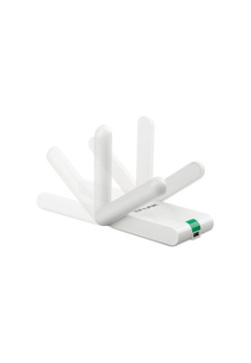 Мережевий адаптер USB TP-LINK TL-WN822N, White, до 300 Мбіт/с, 802.11n, WPS, USB 2.0, дві зовнішні антени 3 дБі