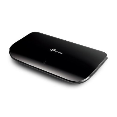 Комутатор TP-LINK TL-SG1008D, 8x100/1000 Mb/s, пластиковий корпус, некерований