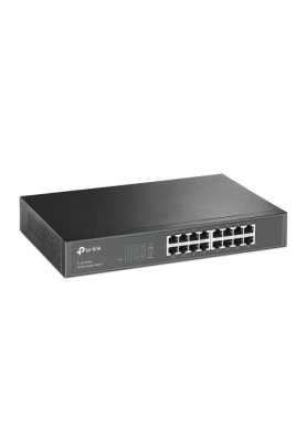 Комутатор TP-LINK TL-SG1016D, 16x100/1000 Mb/s, металевий корпус, некерований