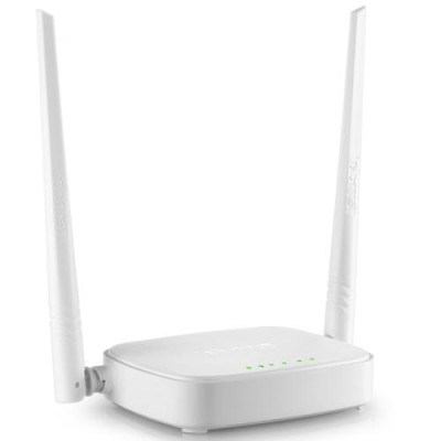 Роутер Tenda N301, Wi-Fi 802.11b/g/n, до 300 Mb/s, 2.4GHz, 3x10/100 Mb/s, RJ45 10/100Mb/s (FE), 2 зовнішні незнімні антенни