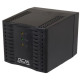 Стабілізатор Powercom TCA-600 чорний ступінчастий, 300Вт, вхід 220В +/- 20%, вихід 220V +/- 7%