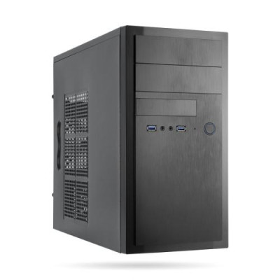 Корпус Chieftec ELOX HT-01B-OP Black, без БЖ, Mini Tower, Micro ATX / Mini ITX, 2xUSB 3.0