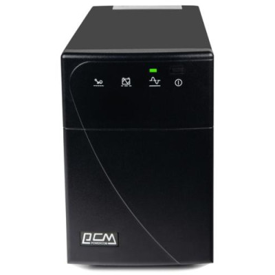 Джерело безперебійного живлення PowerCom BNT-2000AP Black, 2000 ВА,1200 Вт, лінійно-інтерактивний, 5хIEC, батарея 12В/9Аг x 2 шт